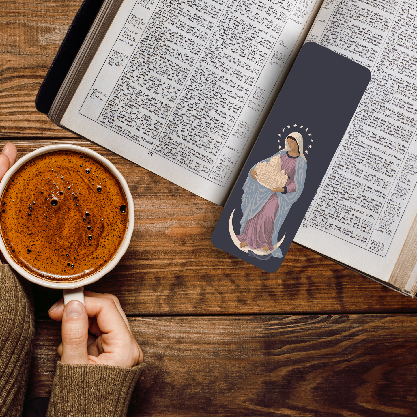 Blessed Virgin Mary Bookmark