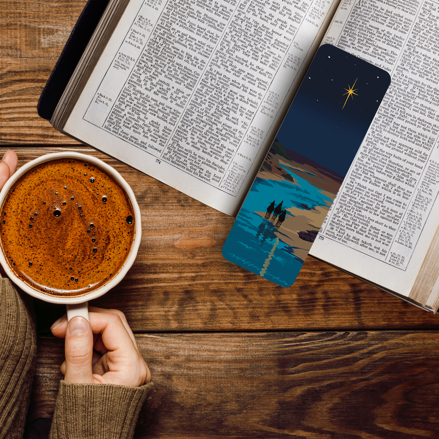 Magi Premium Prayer Bookmark