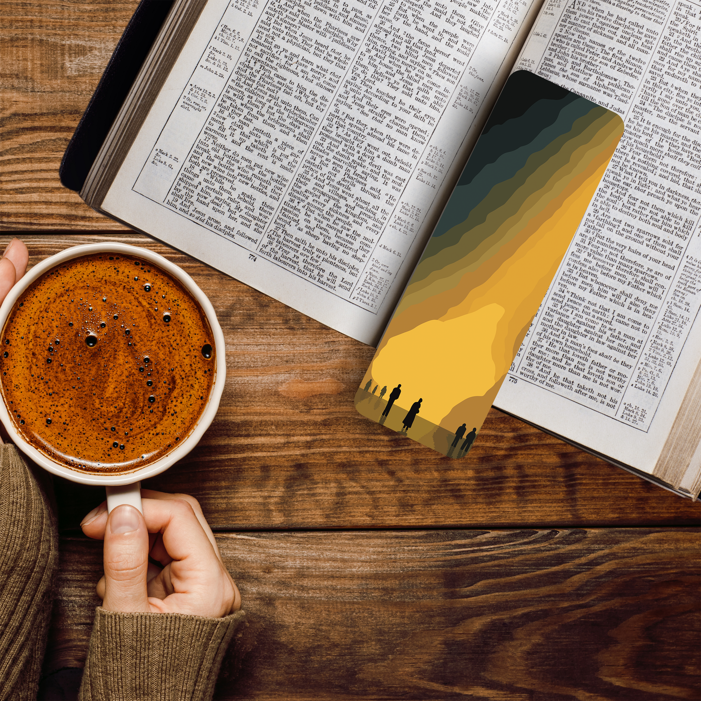 Souls in Purgatory Catholic Bookmark | Handcrafted | Pine Tree Catholic