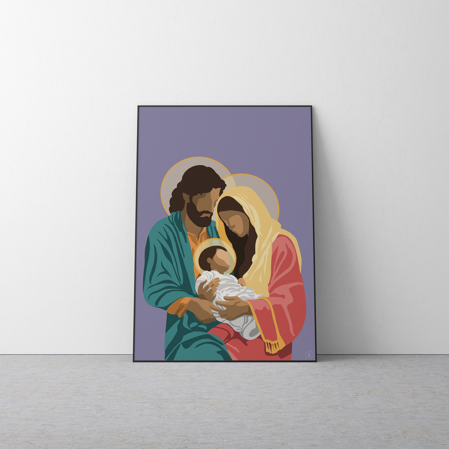 Holy Family Digital Art Print