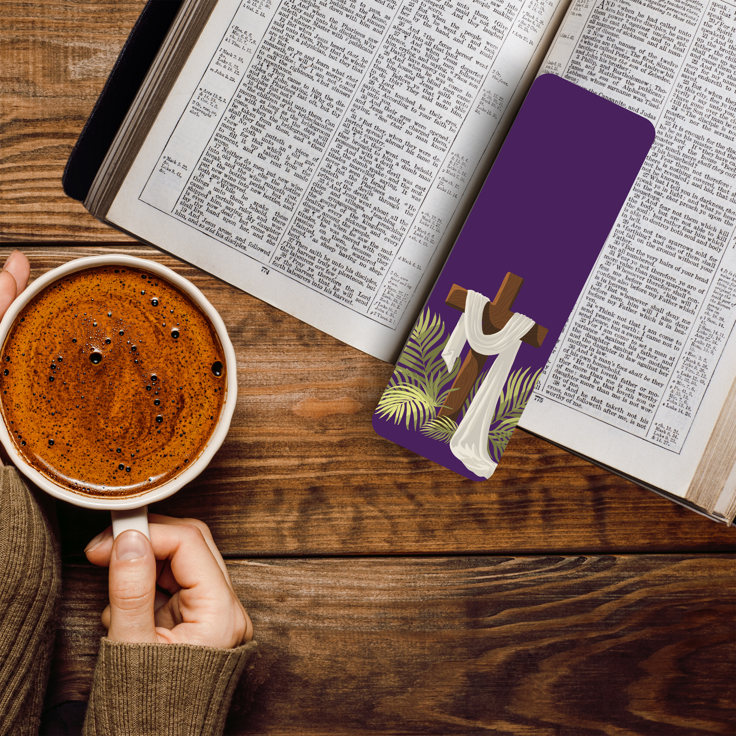 Lent Prayer Premium Bookmark