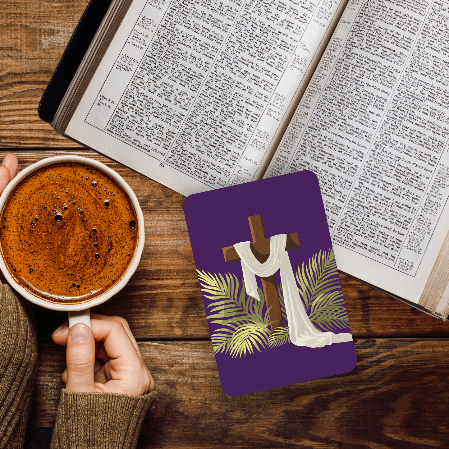 Lent Premium Prayer Card