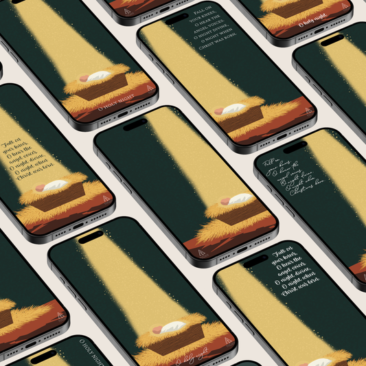 O Holy Night Phone Digital Wallpaper Bundle