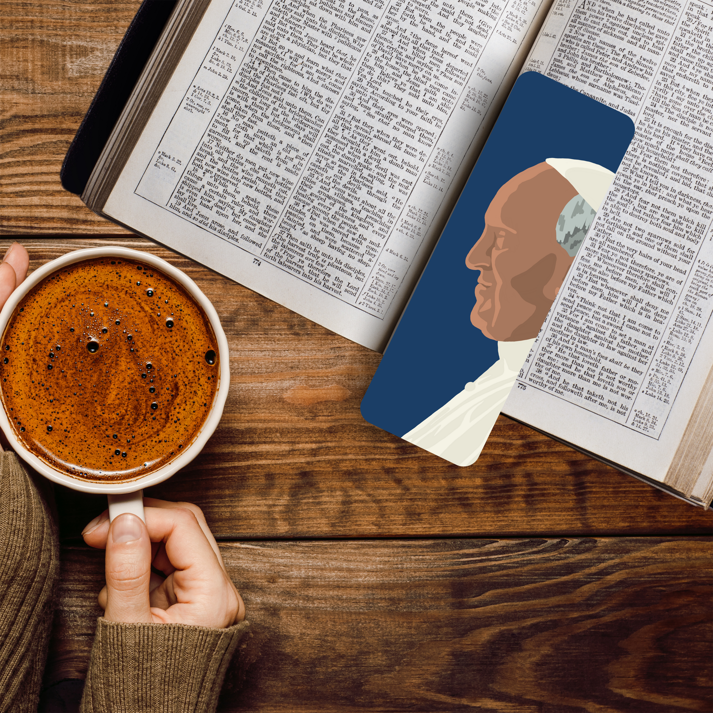 Pope Francis Prayer Premium Bookmark