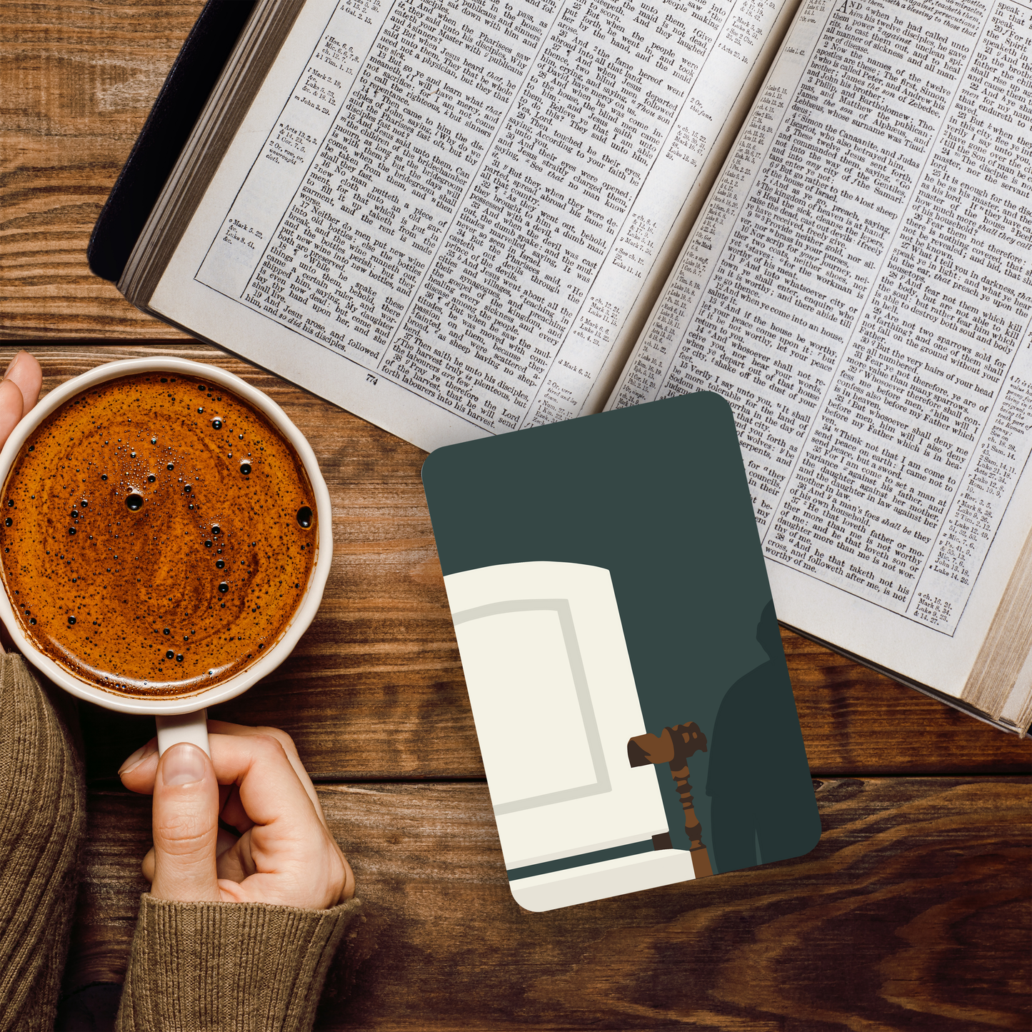 Sede Vacante Premium Prayer Card