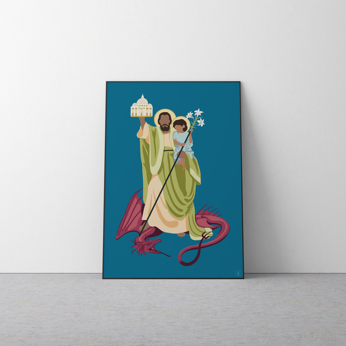Saint Joseph Digital Art Print