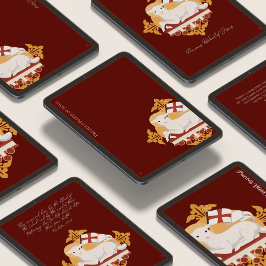Precious Blood of Jesus Tablet Digital Wallpaper Bundle