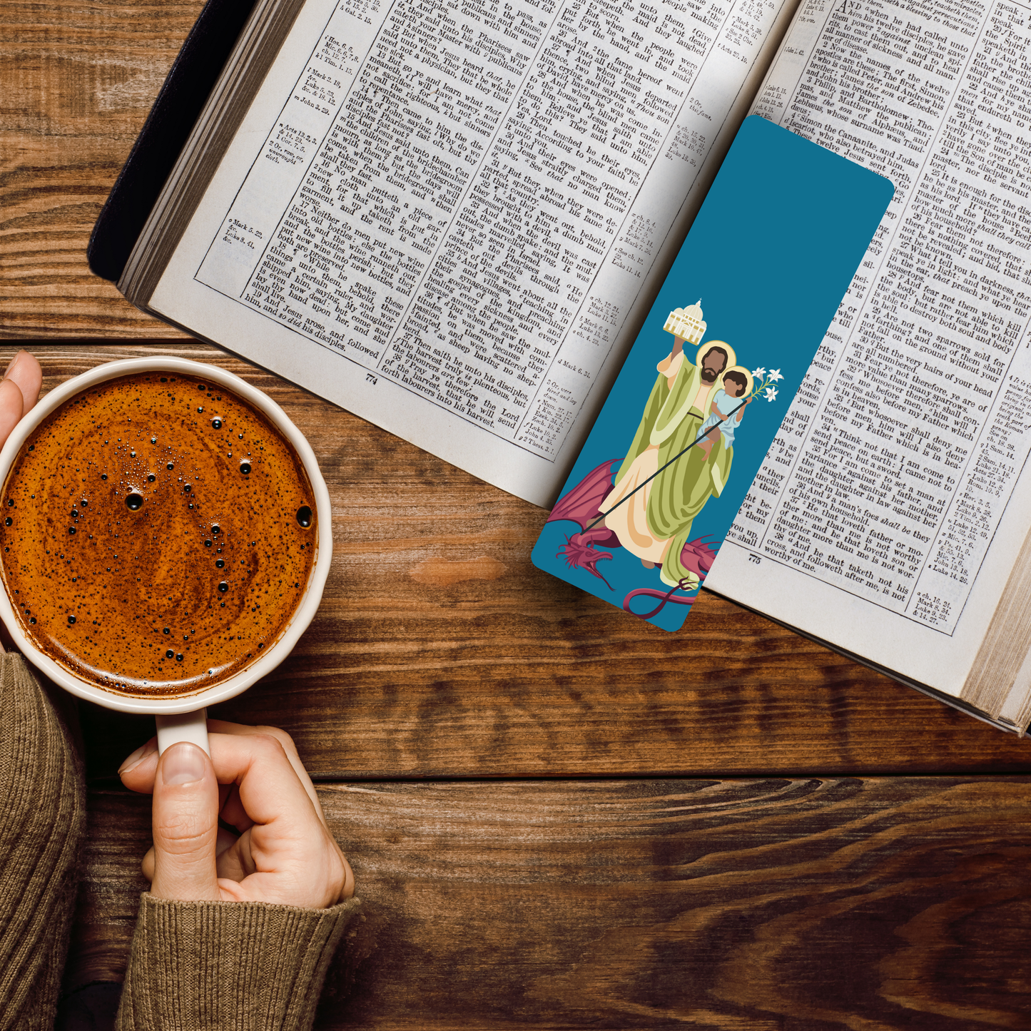 Premium Saint Joseph Bookmark