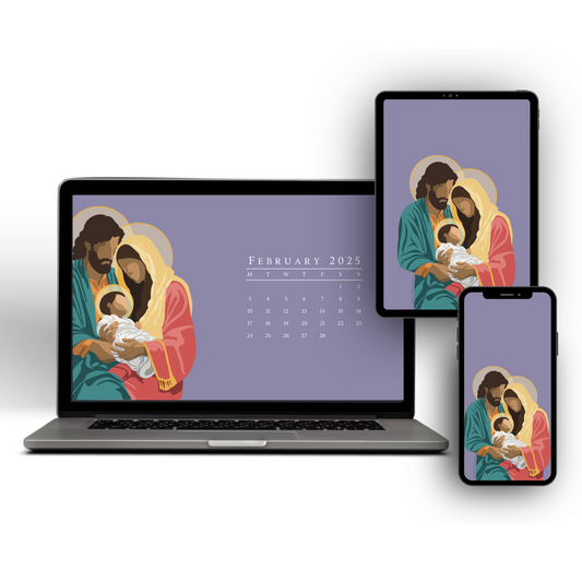 Holy Family Digital Wallpaper Bundle (Digital Download)