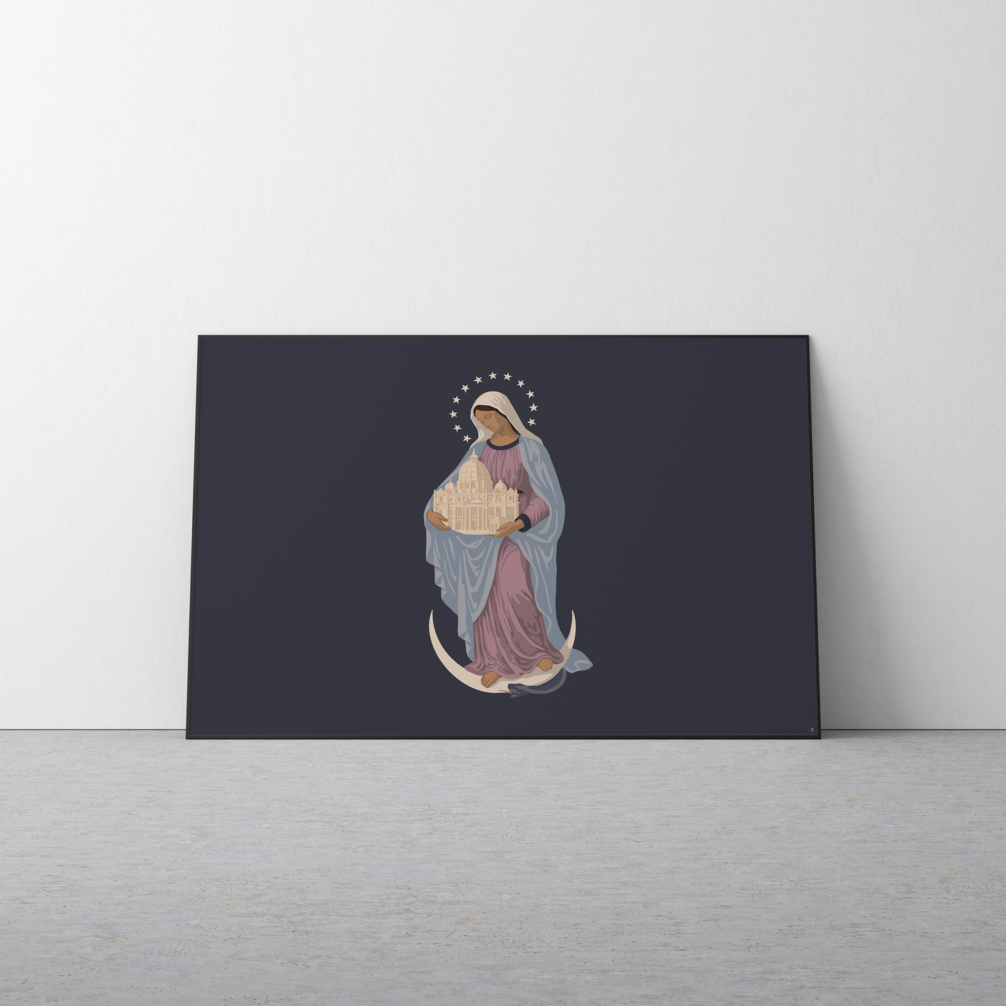 Blessed Virgin Mary Art Print | Digital Download