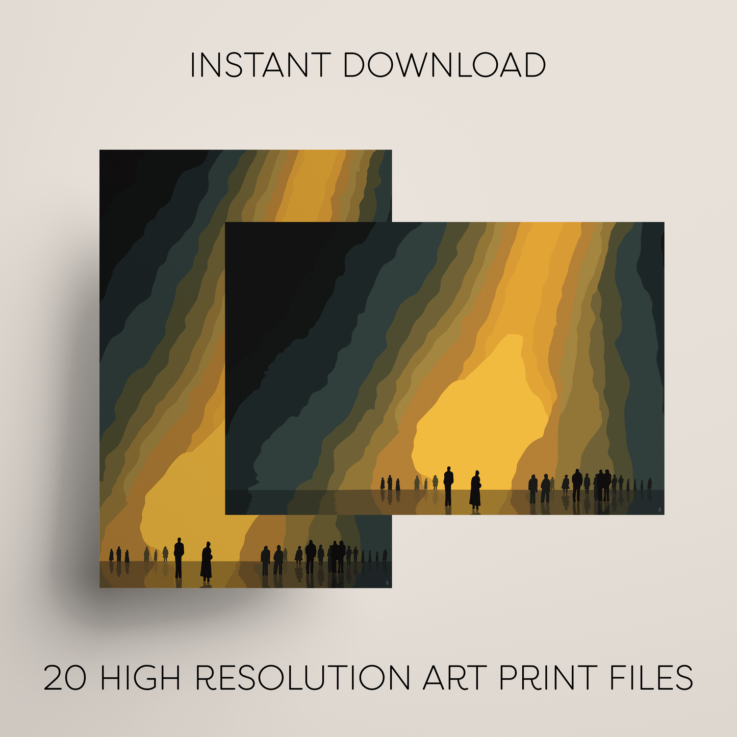 Souls in Purgatory Printable Art Bundle | Catholic Digital Download | Multiple Sizes PNG & JPG
