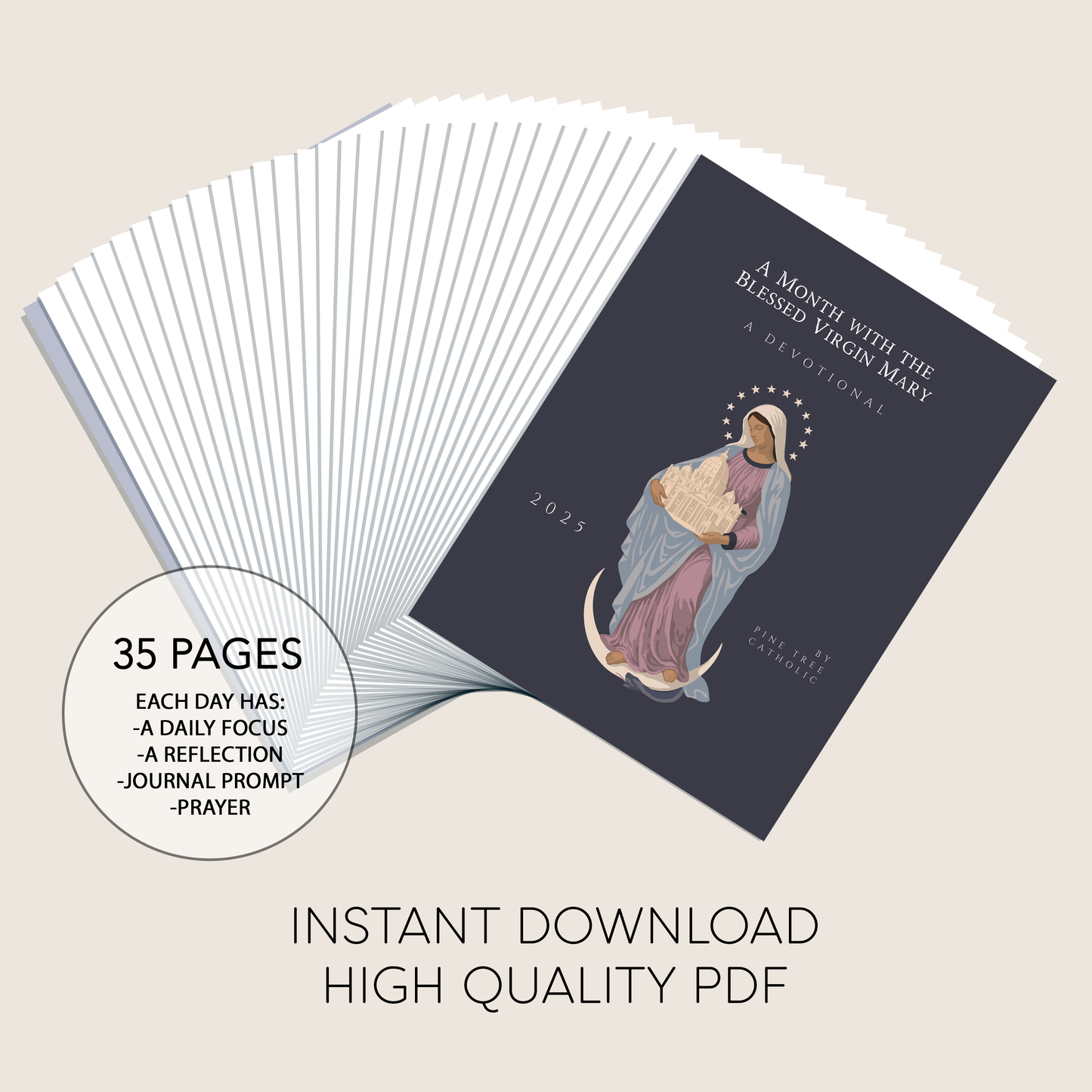 Blessed Virgin Mary 30-day Digital Catholic Devotional
