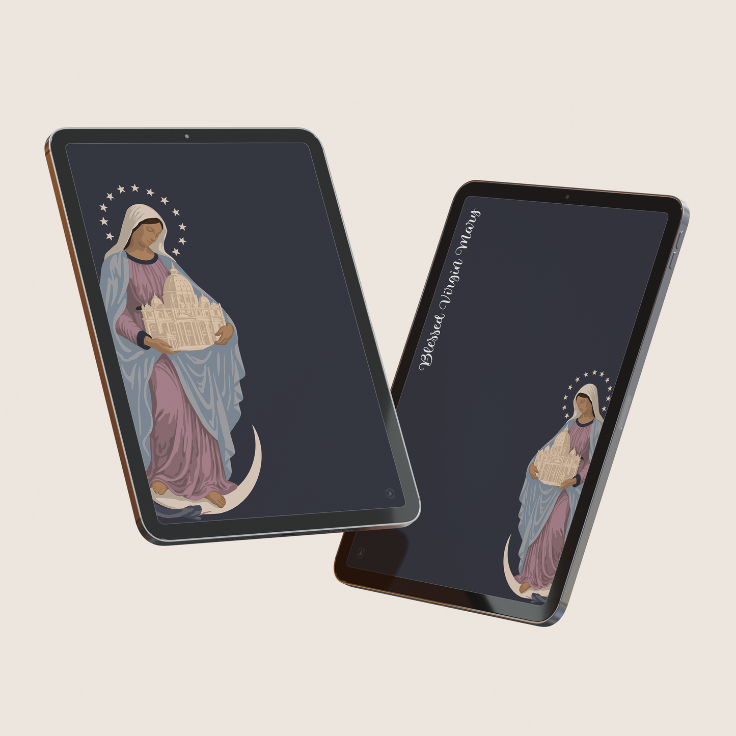 Blessed Virgin Mary Full Digital Wallpaper Mega-Bundle
