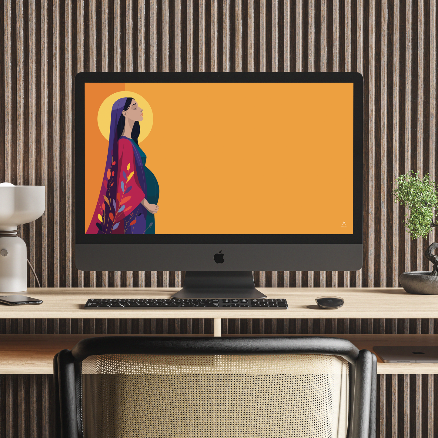 Immaculate Conception Computer Digital Wallpaper Bundle