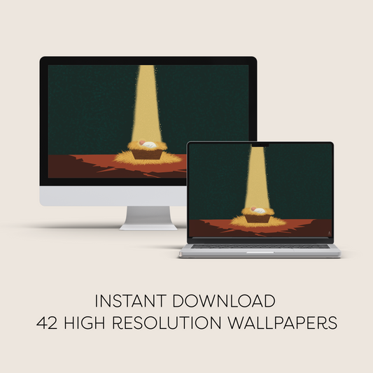 O Holy Night Computer Digital Wallpaper Bundle