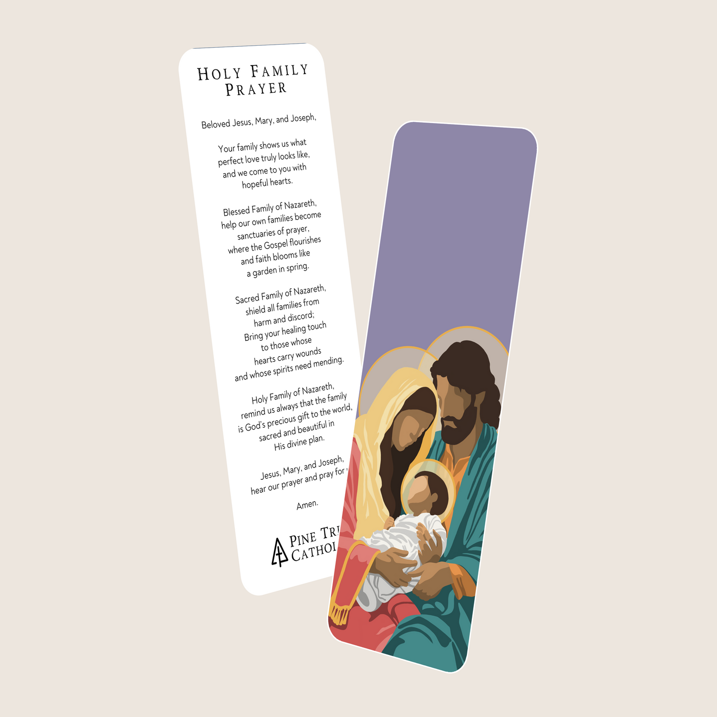 Premium Holy Family Bookmark