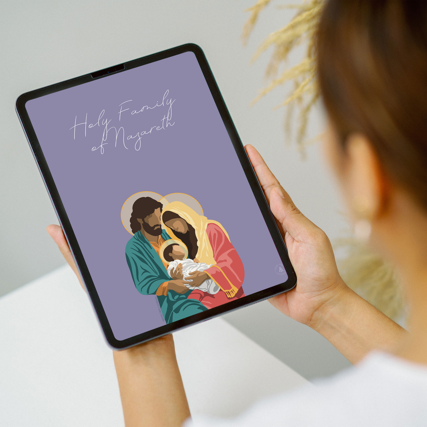 Holy Family Tablet Digital Wallpaper Bundle
