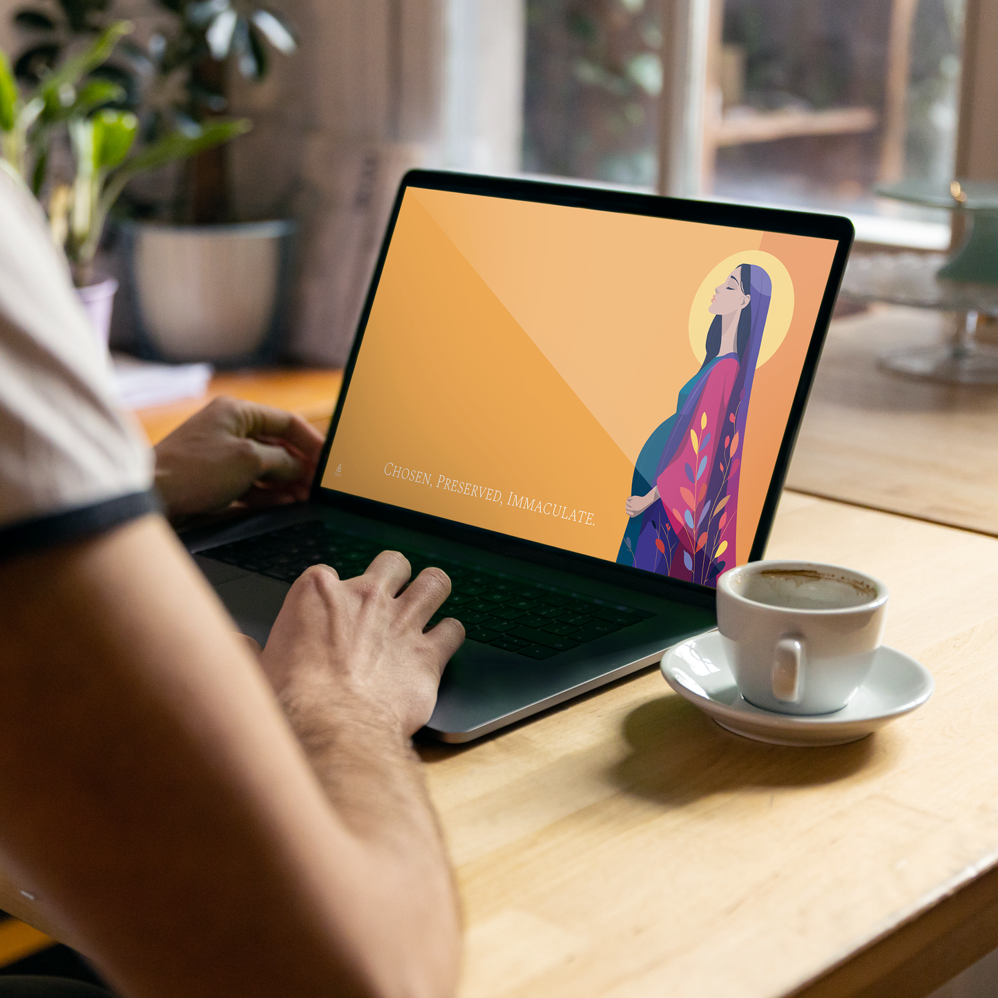 Immaculate Conception Complete Wallpaper Bundle | Phone Tablet & Desktop | Catholic Digital Download