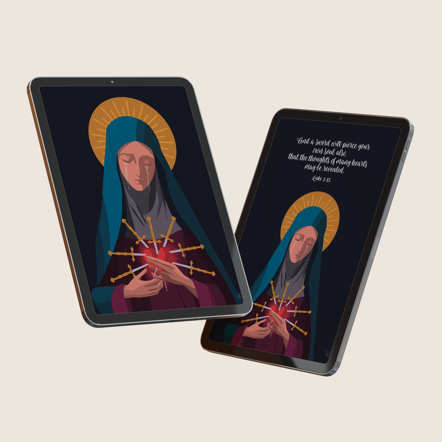 Our Lady of Sorrows Full Digital Wallpaper Mega-Bundle