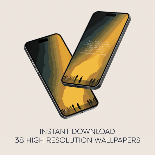 Souls in Purgatory Phone Digital Wallpaper Bundle