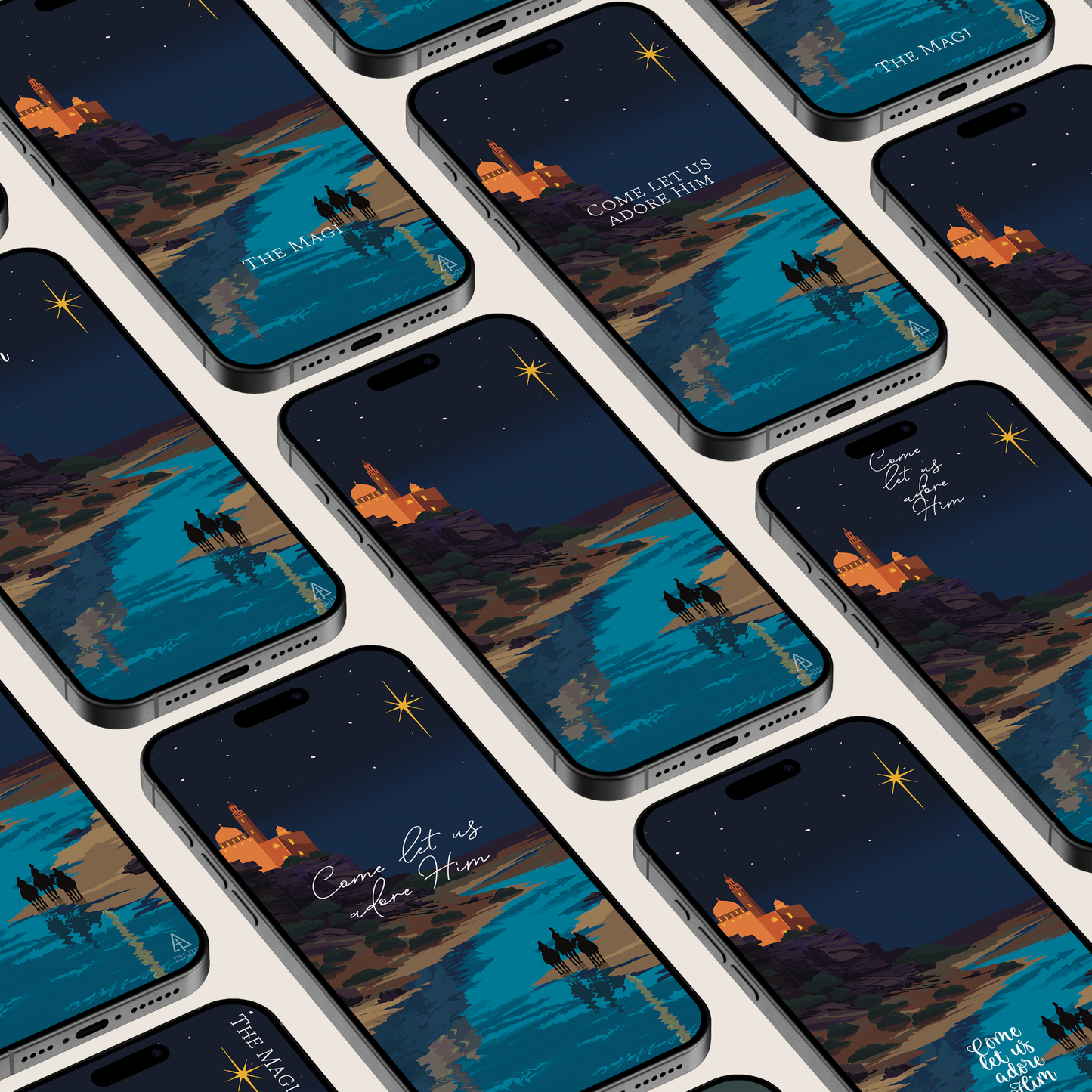 Magi Complete Wallpaper Bundle | Phone Tablet & Desktop | Catholic Digital Download