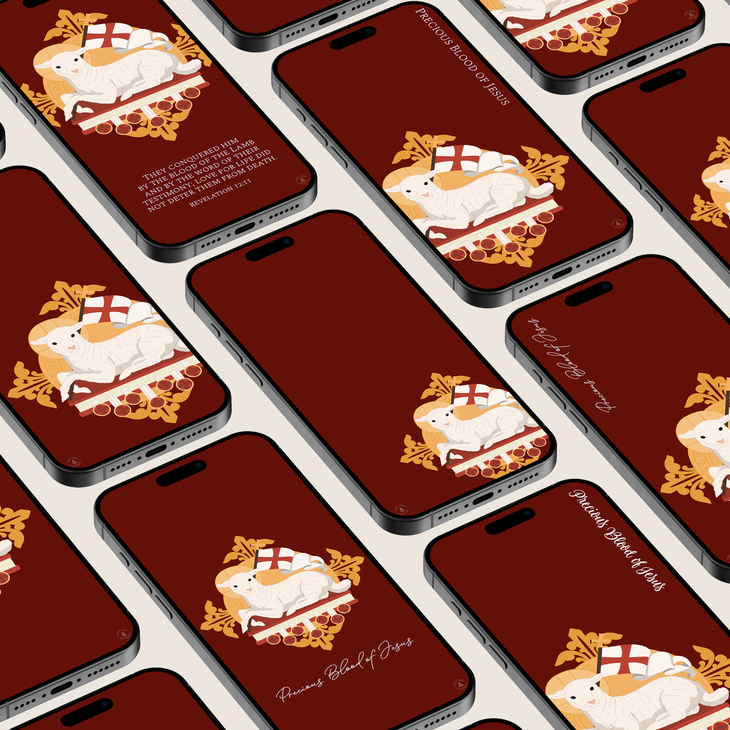 Precious Blood of Jesus Full Digital Wallpaper Mega-Bundle