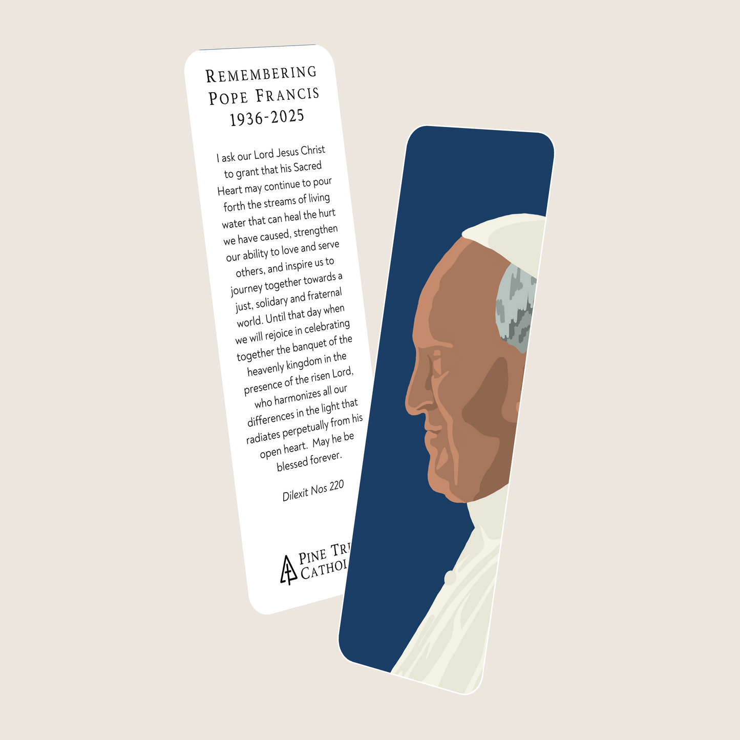 Pope Francis Premium Bookmark