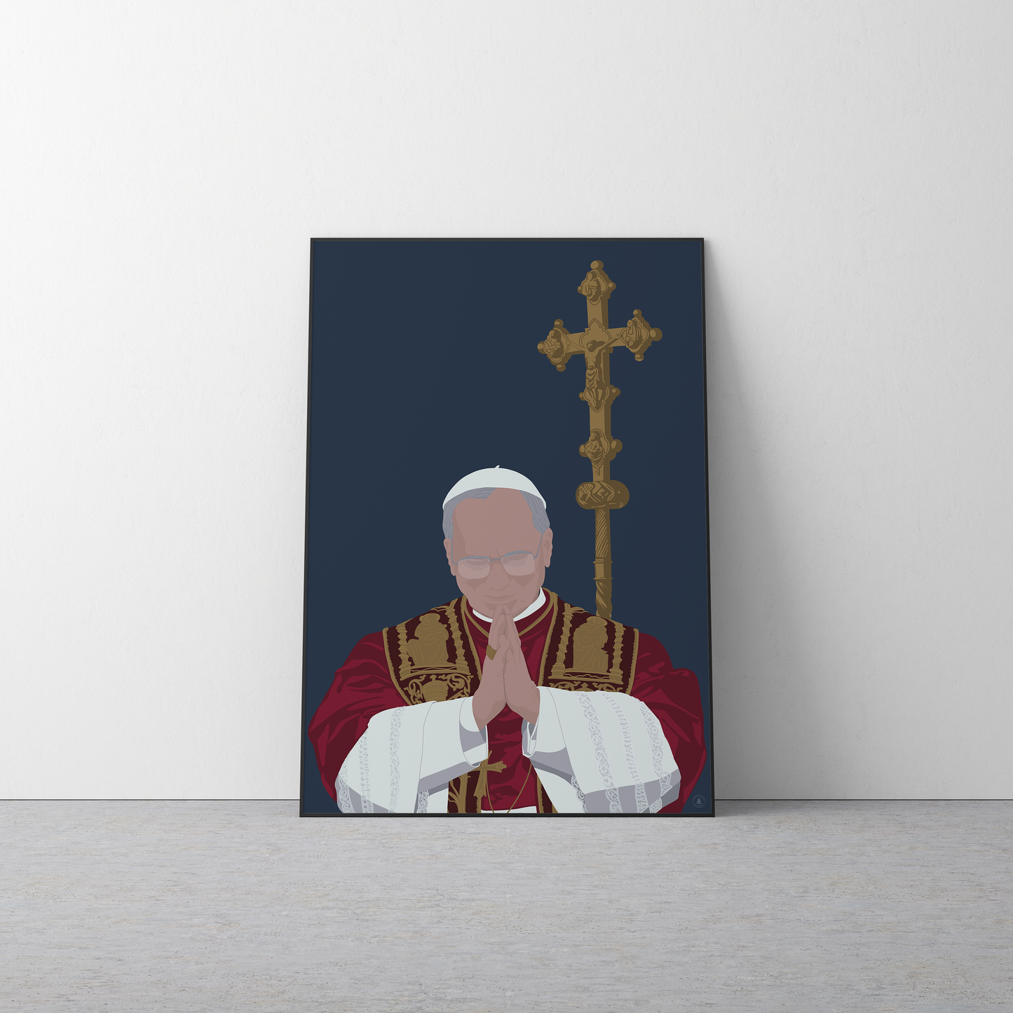 Pope Leo XIV Digital Art Print