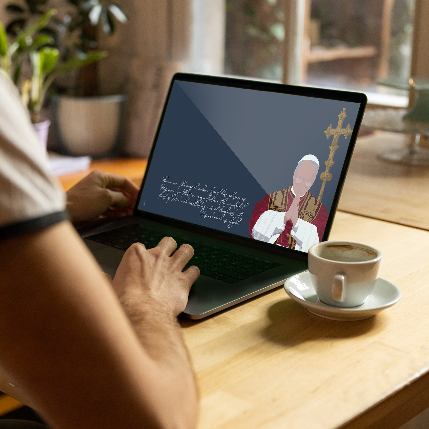 Pope Leo XIV Computer Digital Wallpaper Bundle