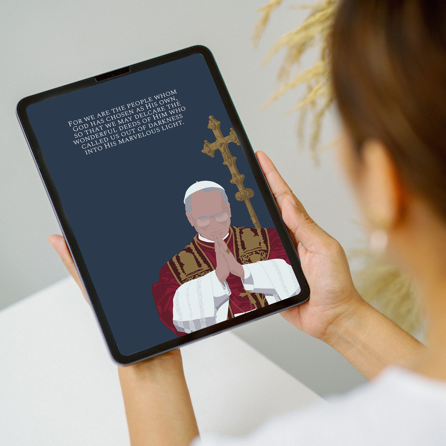 Pope Leo XIV Tablet Digital Wallpaper Bundle