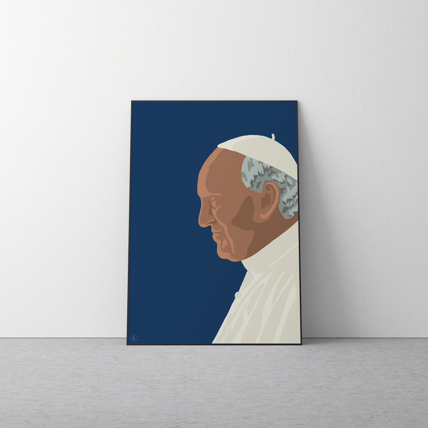 Pope Francis Digital Art Print