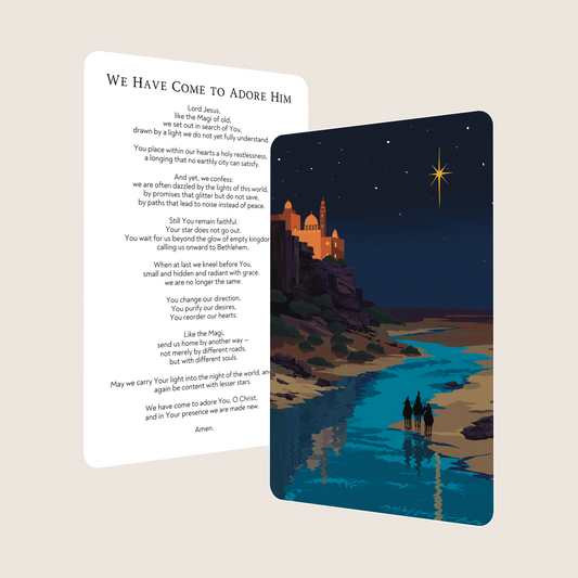 Magi Premium Prayer Card