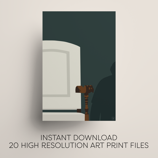 Sede Vacante Digital Art Print