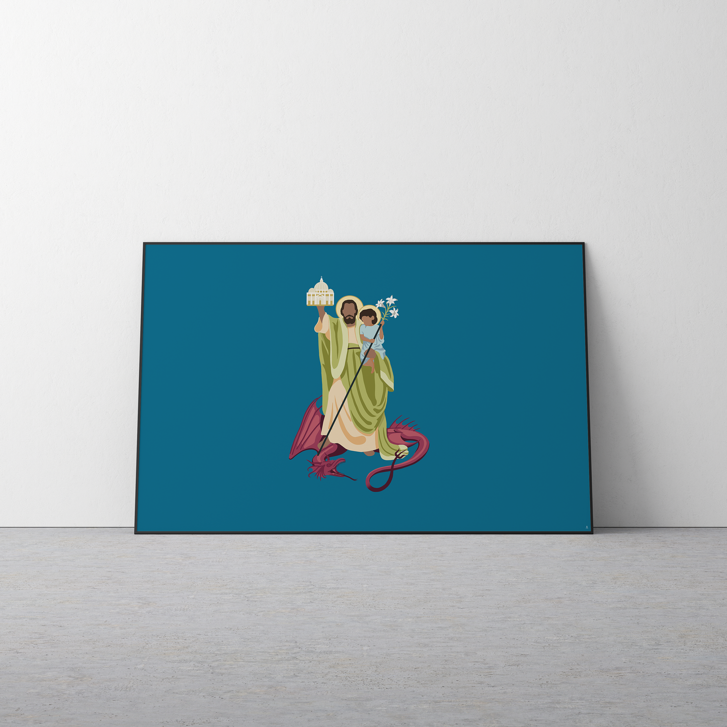 St. Joseph Printable Art Bundle | Catholic Digital Download | Multiple Sizes PNG & JPG