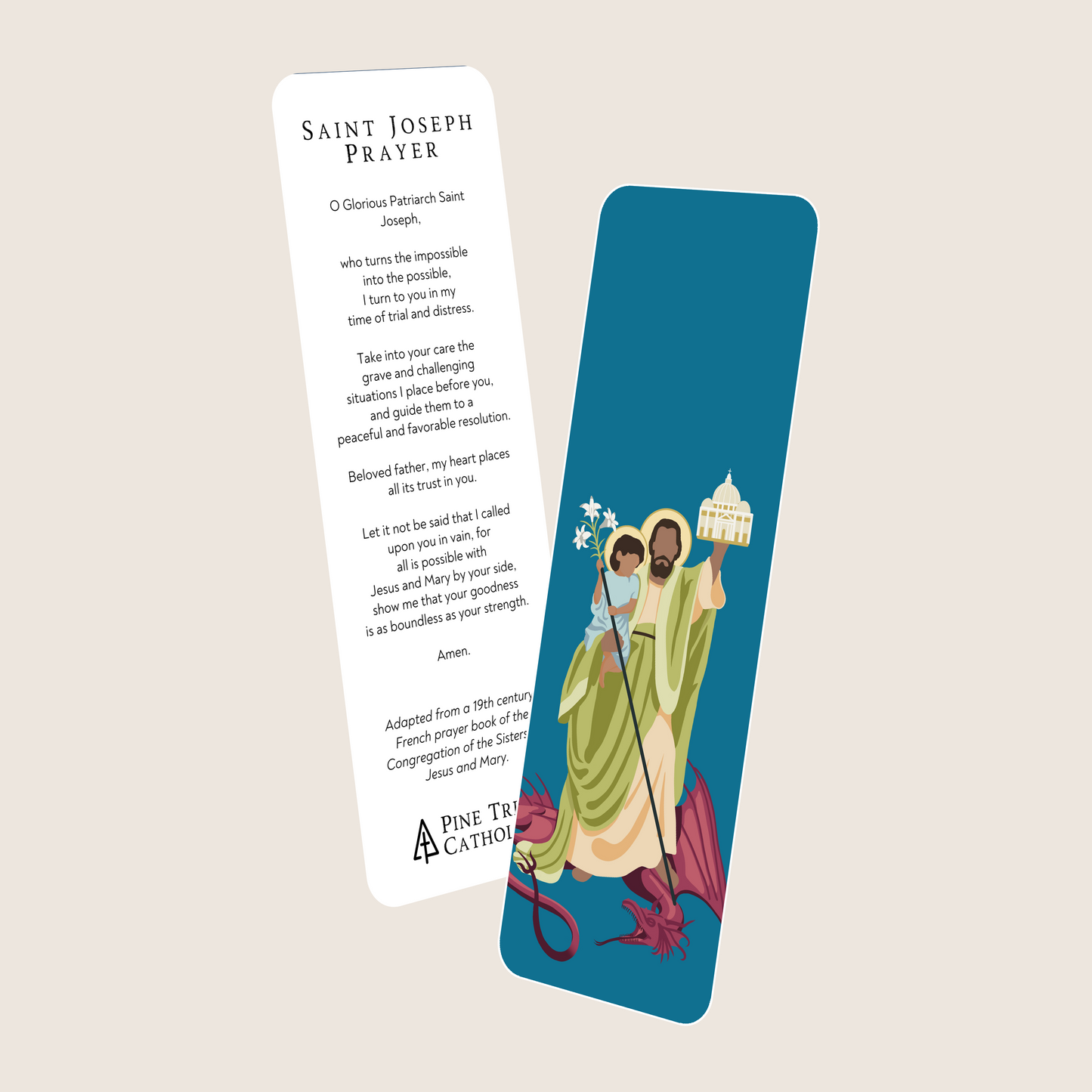 Premium Saint Joseph Bookmark