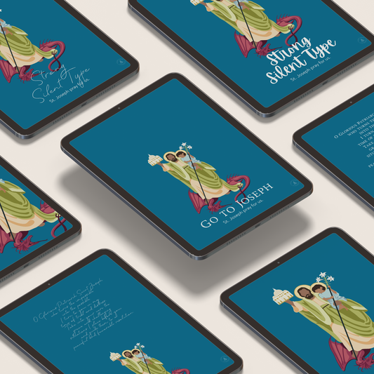 Saint Joseph Tablet Digital Wallpaper Bundle