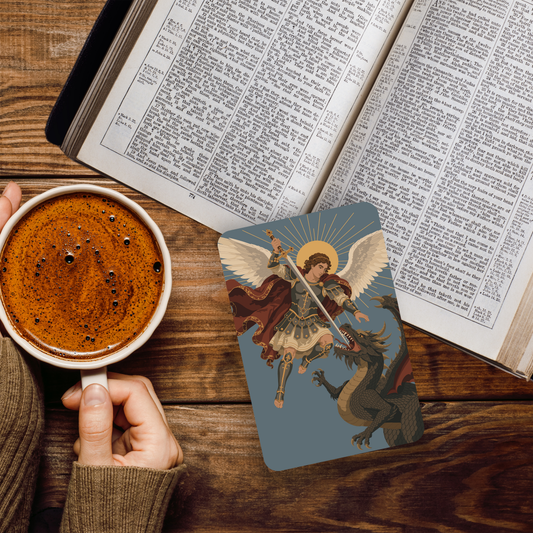 St. Michael Catholic Prayer Card | Holy Card | Pine Tree Catholic