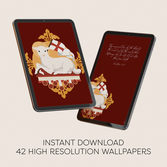 Precious Blood of Jesus Tablet Digital Wallpaper Bundle