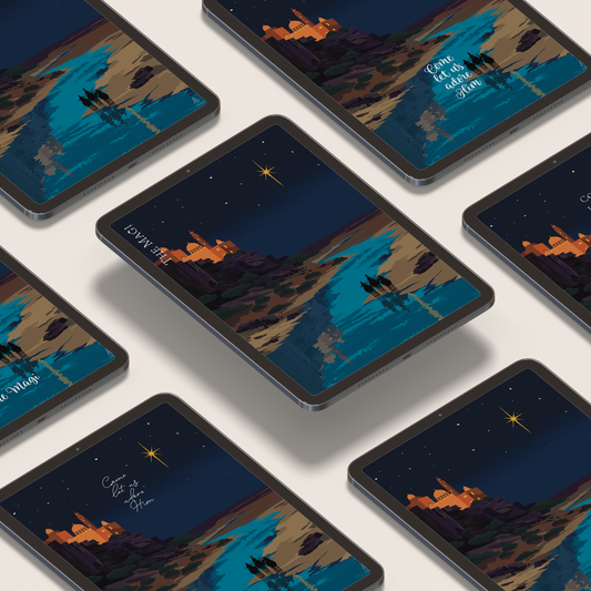 Magi Tablet Wallpaper | Catholic Digital Download | Multiple Layouts