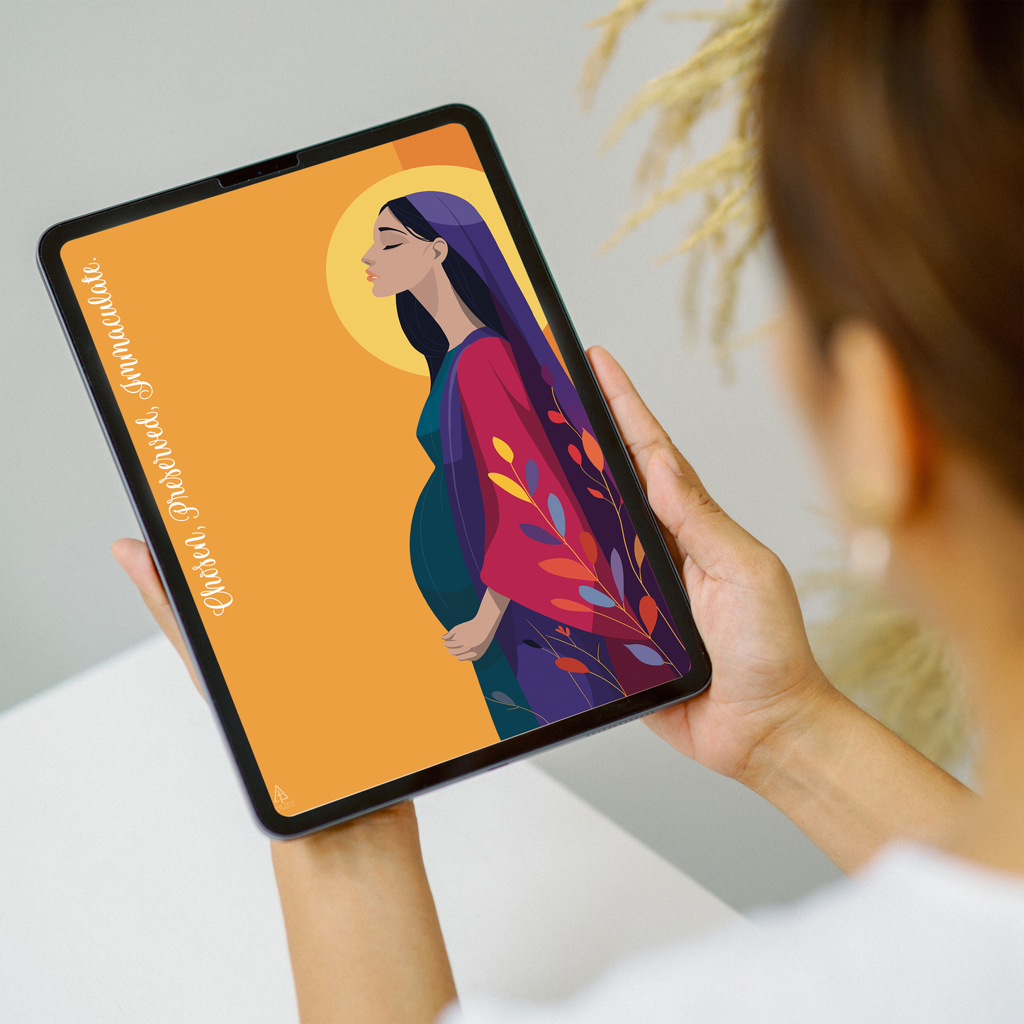 Immaculate Conception Tablet Digital Wallpaper Bundle